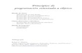 Principios de programación orientada a objetos · Principios de programación orientada a objetos Diseño de clases Síntomas de un mal diseño El principio de responsabilidad única