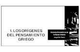1. LOS ORÍGENES - unizar.es · 2020-05-10 · GRIEGO Grandes Pensadores de la Época Clásica Jorge Otín Gavín. LA HISTORICIDAD DE LA FILOSOFÍA 2. ... 10 Jorge Otín Gavín ...