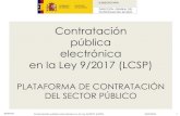 Contratación pública electrónica en la Ley 9/2017 (LCSP) · 26/09/2019 Contratación pública electrónica en la Ley 9/2017 (LCSP) SOCINFO 3 El nuevo escenario electrónico [2]