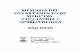 MEMORIA DEL DEPARTAMENTO DE MEDICINA, PSIQUIATRÍA Y … · 2019-02-14 · 1.4. comisiones 17 2. actividad docente 23 2.1. centros con docencia del departamento 25 2.2. asignaturas