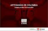 ARTESANÍAS DE COLOMBIA...invitado de honor al FICCI57, se ambientó el set con piezas representativas del Carnaval de Barranquilla, guacamayas y Diseño Colombia. Las clases fueron