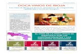 VINOS DE RIOJA. - Clase de Déborah · 2016-02-28 · VINOS DE RIOJA DÉBORAH LÓPEZ Crianza: En los vinos tintos el periodo de crianza en barrica de roble y botella tiene que ser