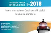 Inmunoterapia en Carcinoma Urotelial Respuesta duradera · Linfoma no Hodkin Páncreas Hígado Riñon 21,093 17,439 3,654. Mortalidad estimada en España para cáncer de vejiga1 1.