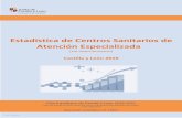 Estadística de Centros Sanitarios de Atención Especializada · Fuente: Consejería de Sanidad de la Junta de Castilla y León. 3 - Dotación Tabla 4. Dotación de los Centros por