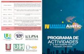 6 - 8 SEPTIEMBRE DE 2017 Popayán, Colombia...Día 3. Viernes 8 de septiembre de 2017 - Summer School - 8:30 a.m. 9:00 a.m. Desarrollo de un Framework computacional para la evaluación