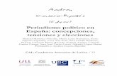Andreu Casero-Ripollésrevistalatinacs.org/067/cuadernos/33_CAL_interior.pdf · Andreu Casero-Ripollés (Editor) Periodismo político en España: concepciones, tensiones y elecciones