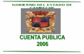GOBIERNO DEL ESTADO DE CAMPECHEcacecam.campeche.gob.mx/documentos/CuentasPublicas/2006/cue… · control de la inflación a través del “corto” de 79 millones de pesos diarios