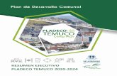 RESUMEN EJECUTIVO PLADECO TEMUCO 2020-2024...de actualización del Plan de Desarrollo Comunal (PLADECO) de la comuna de Temuco (2020-2024), dirigidos a representantes y dirigentes