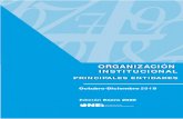 ORGANIZACIÓNy organización superior de dirección empresarial octubre - diciembre de 2019. 4. Principales entidades por formas de organización y actividad económica, 8