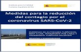 Medidas para la reducción del contagio por el coronavirus SARS …docs.confebus.org/drive/Guia_Transporte_Turistico.pdf · 2020-06-05 · Instituto para la Calidad . Turística Española