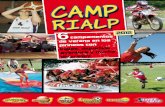 6 campamentos 2012 de verano en los pirineos con inglés ... · En caso de tener que llevar alguno, se recomienda entregarlo el primer día al responsable de enferme-ría de los campamentos