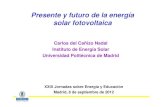 Presente y futuro de la energíaPresente y futuro de la ...rinconeducativo.org/contenidoextra/jornadas2012/... · Presente y futuro de la energíaPresente y futuro de la energía
