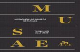 MÚSICA EN LOS MUSEOS ESTATALES Temporada 2019-202088a65903-88a1-475d-bb02-1a616... · El museo es conocido por la riqueza y relevancia de las colecciones que alberga. Visi-tarlo