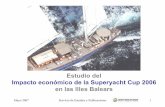 Estudio del Impacto económico de la Superyacht Cup 2006 en ... · Mayo 2007 Servicio de Estudios y Publicaciones 5 En 2006, los ingresos económicos totales superaron los 11,3 millones