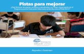 Pistas para mejorar - Educar 2050€¦ · Nota del autor 6 Esta publicación le da seguimiento a No logramos mejorar, un informe sobre el desempeño de Argentina en PISA 2012 que