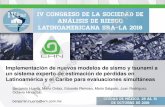 Presentación de PowerPoint · Implementación de nuevos modelos de sismo y tsunami a un sistema experto de estimación de pérdidas en Latinoamérica y el Caribe para evaluaciones
