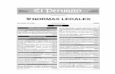 Cuadernillo de Normas Legales - Gaceta Jurídica · 2013-04-11 · R.S. N° 143-2011-PCM.- Dejan sin efecto los alcances de las RR.SS. N°s 133 y 141-2011-PCM con relación al viaje