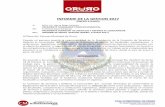 INFORME DE LA GESTION 2017 - Concejo de Oruroconcejomunicipaloruro.com/imagenes/pdf/INFORME... · INFORME DE LA GESTION 2017 (ENERO A JUNIO) A: M.Sc. Lic. Henry Rojas Jiménez PRESIDENTE
