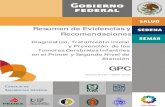 Resumen de Evidencias y Recomendacionesevaluacion.ssm.gob.mx/pdf/gpc/eyr/ISSSTE-136-08.pdf · Análisis de evidencias y recomendaciones de las guías adoptadas en el contexto nacional