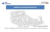 Endocrinología y Nutrición, Hospital Universitario Vall d ...€¦ · Cetoacidosis diabetica C. Hiperosmolar Hipoglucemia PARATIROIDES Hipocalcemia grave Hipercalcemia grave NEUROHIPOFISIS