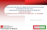 VIGILANCIA DE MERCADO PUERTAS AUTOMÁTICAS€¦ · Conclusiones del plan de vigilancia del mercado de puertas automáticas del año 2.017. Presentación campaña de inspección 2018-2019