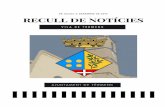 RECULL DE NOTÍCIES · RECULL DE NOTÍCIES TÉRMENS 4 Territoris. cat Portal web Online Tot Lleida Diari digital Online *La majoria de les publicacions tant escrites com audiovisuals