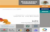 GER Cáncer de Vías Biliaresjuntoscontraelcancer.mx/.../2017/06/76-GPC-CENETEC-CancerViasBil… · CIE-10: C22.1 Carcinoma de vías biliares intrahepáticas C24.0 Tumor maligno de