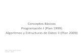 Conceptos Básicos Programación I (Plan 1999) Algoritmos y ...exa.unne.edu.ar/informatica/programacion1/public_html/archivos/Te… · Conceptos Básicos Programación I (Plan 1999)