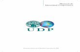 Manual de Identidad Corporativa - Mayores UDP€¦ · Manual de Identidad Corporativa 1. INTRODUCCIÓN Este manual pretende ilustrar, de manera resumida, los elementos básicos de