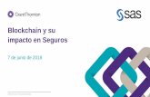 Blockchain y su impacto en Seguros - Sas Institute€¦ · • MVP KYC para la mejora de procesos de PBC Adopción transversal y práctica de la tecnología Reducción del plazo de