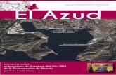 El Azud Nº 16 (Arriate Quinta Época) - Diciembre 2015 El Azudcaminosmurcia.es/boletines/ElAzudDiciembre2015.pdf · del Colegio de Ingenieros de Caminos, Canales y Puertos El Azud