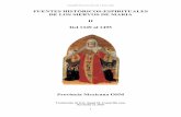 FUENTES HISTÓRICOS-ESPIRITUALES DE LOS SIERVOS DE …servidimaria.net/sitoosm/es/historia/fdos/01.pdf · del papa Pío II hasta los primeros años del papa Alejandro VI (1492-1503),