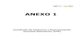 ANEXO 1 - EPM€¦ · ANEXO 1 Certificado de Existencia y Representación Sociedad Absorbente (EPM) 2 AGO 2019 La Vicepresidente Asuntos Legales y Secretaria General de Las Empresas