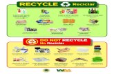 RECYCLE Reciclar - City of Laguna Woods, California€¦ · RECYCLE Reciclar CLOTHING Ropa ELECTRONIC WASTE Desperdicio electrónico GREEN WASTE Desperdicio verde PLASTIC BOTTLES