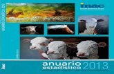 estadístico ear oo 2013 - INAC · Análisis Anuario 2013 STOCK Bovine stock registered on June 30, 2013 reached 11,652 thousand heads, 2.1% high-er than in 2012 (241 thousand heads