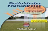 Actividades Municipales - Laguna de Duero€¦ · 1º período: Del 8 de octubre al 22 de diciembre de 2018 2º período: Del 8 de enero al 24 de marzo de 2019 3º período: Del 26