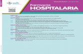 Farmacia - SEFH · Farmacia Hospitalaria es una revista bimestral (6 números al año), dirigida a los profesionales especialistas en farmacia hospitalaria. Desde 1977 es el órgano
