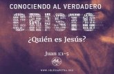 ¿Quién es Jesús?iglesiapetra.org/sites/default/files/predicas/2017/Abr/notas/Predica9... · Juan 1:1-5 1 En el principio la Palabra ya existía. La Palabra estaba con Dios, y la