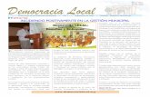 Democracia LocalDemocracia Localsolidaridad.do/wp-content/uploads/2009/11/democracia-local-7.pdf · la democracia local, la sociedad necesita aprehender herramientas y metodologías