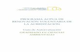 PROGRAMA ACPUA DE RENOVACIÓN VOLUNTARIA DE LA … de gobierno... · 2014-11-24 · Programa ACPUA de renovación voluntaria de la acreditación Página 3 de 55 Guía de autoevaluación