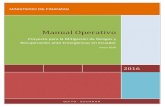 Manual Operativo - salud.gob.ec€¦ · 2016 Manual Operativo Proyecto para la Mitigación de Riesgos y ... mayo 2016 QUITO – ECUADOR . CONTENIDO ACRÓNIMOS Y SIGLAS _____ 7 GLOSARIO