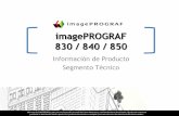 imagePROGRAF 830 / 840 / 850 · Reprografía: Dibujos CAD BN y Color Construcción: Arquitectura, Ingenieros, Contratistas Gobierno: Local, Estado, Federal Infraestructura: Telecomunicaciones,