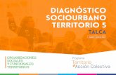 DIAGNÓSTICO SOCIOURBANO TERRITORIO 5portal.ucm.cl/.../2018/10/7_Diagnostico-Sociourbano-territorio-5.pdf · y del Territorio 5, para diagnosticar, planificar el desarrollo de sus