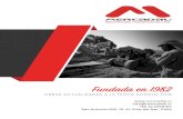 Fundada en 1982 - Mercadal · Fundada en 1982 OBRAS ACTUALIZADAS A LA FECHA AGOSTO 2019  info@mercadal.cl +56 32 2698765 San Antonio 1001, Of. 21, Viña del Mar, Chile