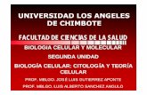 UNIVERSIDAD LOS ANGELES DE CHIMBOTEfiles.uladech.edu.pe/docente/17817631/bcm/Sesion_5...CITOLOG˝A Y TEOR˝A CELULAR Forma y tamaño de las células. MBLGO. JOSE LUIS GUTIERREZ APONTE