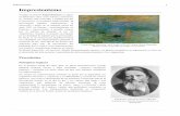 Impresionismo - Aula Virtual · Impresionismo 3 Historia Millet, Les Glaneuses (1857), Museo de Orsay. Inicios Con anterioridad al Impresionismo, el marco artístico, era dominado