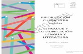 LENGUAJE Y COMUNICACIÓN LENGUA Y LITERATURA · Lenguaje y Comunicación, Lengua y Literatura Mayo 2020 4 Presentación La Priorización Curricular se presenta como una herramienta