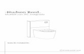 Mueble con WC Integrado - Hudson Reed · 2020-02-19 · Mueble con WC Integrado i El estilo puede variar Guía de Instalación. Instalación Herramientas necesarias para completar