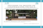 INFORME DE MISIÓN DE COOPERACIÓN TÉCNICA · III. OBJETIVO DE LA MISIÒN Brindar cooperación técnica ante la solicitud del Ministerio de Salud Pública de Uruguay, con el fin