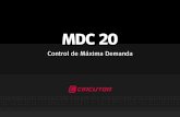 MDC 20 - CIRCUTORdel sistema » Conexión / desconexión de las cargas según prioridad Gestión Programable Gestión Programable ... Vial Sant Jordi, s/n 08232 Viladecavalls (Barcelona)
